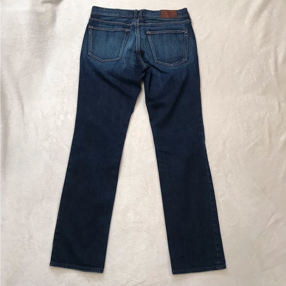 Madewell Rail Straight mid rise dark wash jeans - Picture 7 of 11